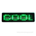 Rechargeable LED Name Badge, Programmable Scrolling, Multiple Languages Message Sign